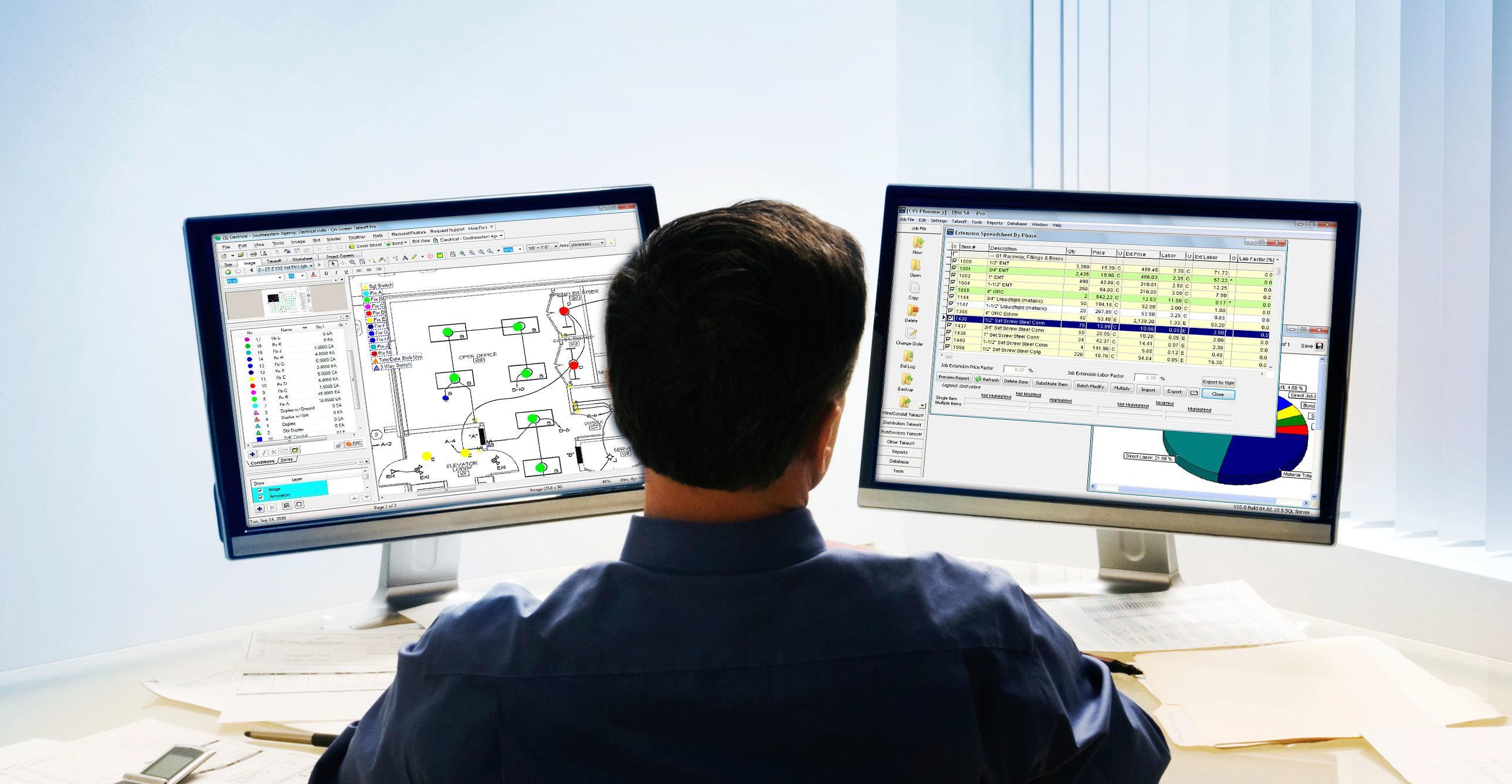 Electrical estimating software