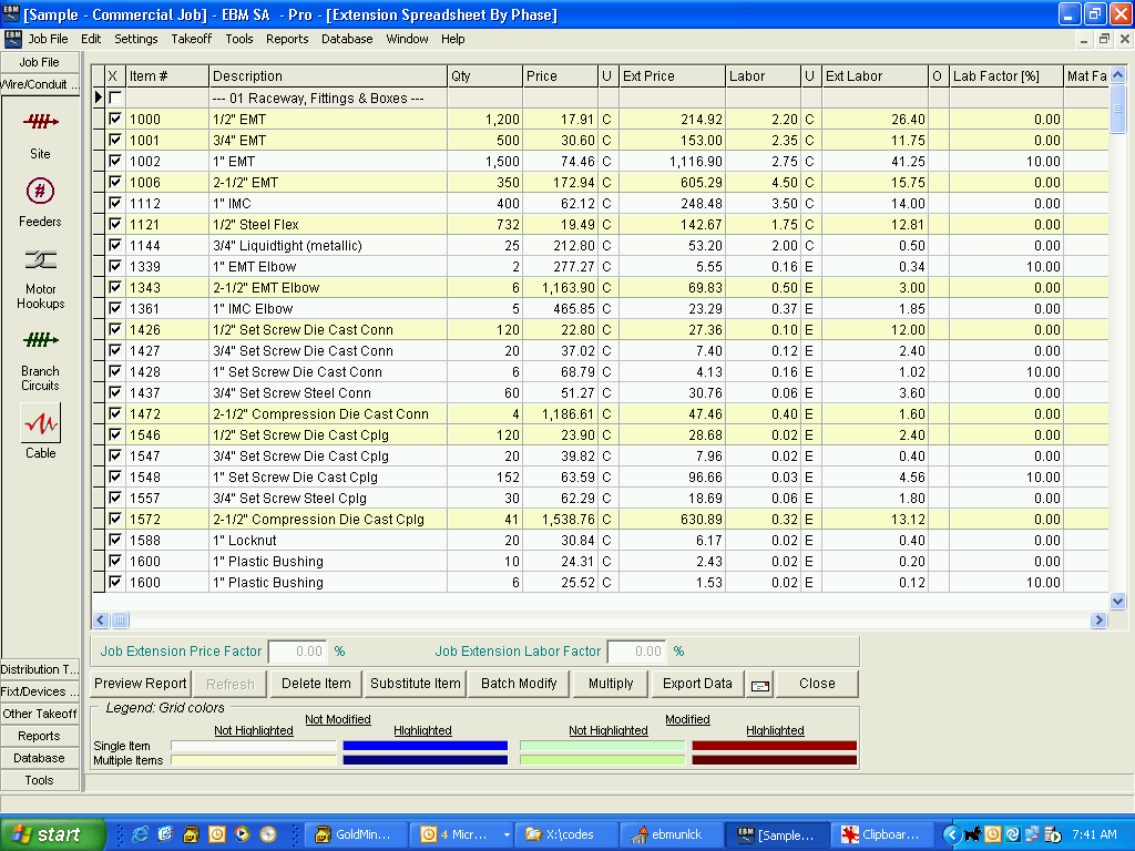 EBM-electrical-estimating-software-extension-with-takeoff-factors