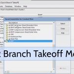 Electrical Estimating - Quick Branch Takeoff Module